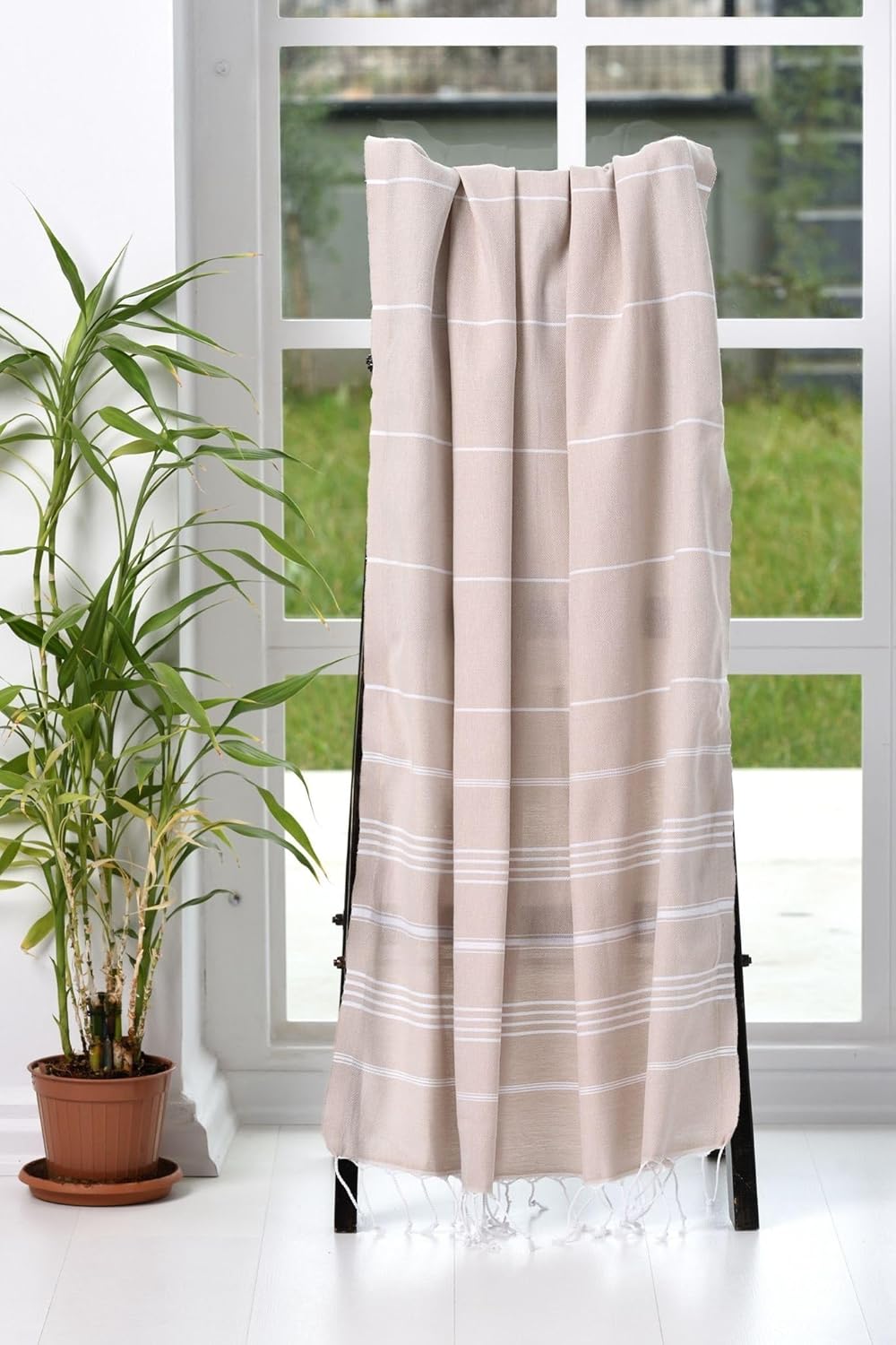 YENGAS Turkish Beach Towel XXL 37x70 Inch