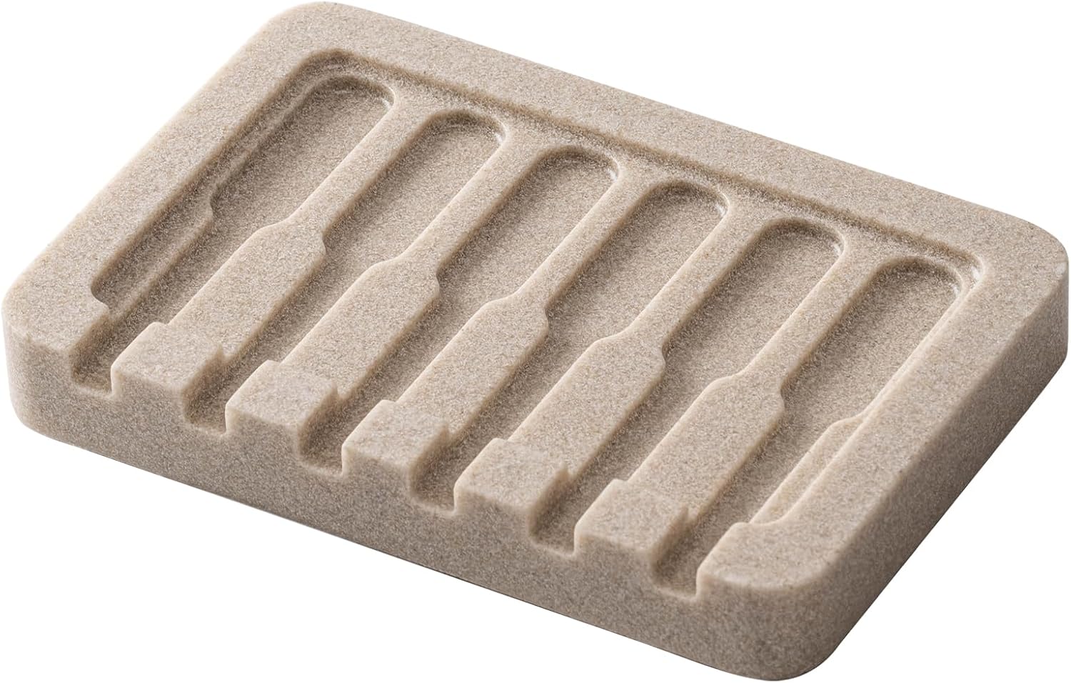 UHEY HOME Soap Dish Resin Bar Holder for Bathroom and Kitchen