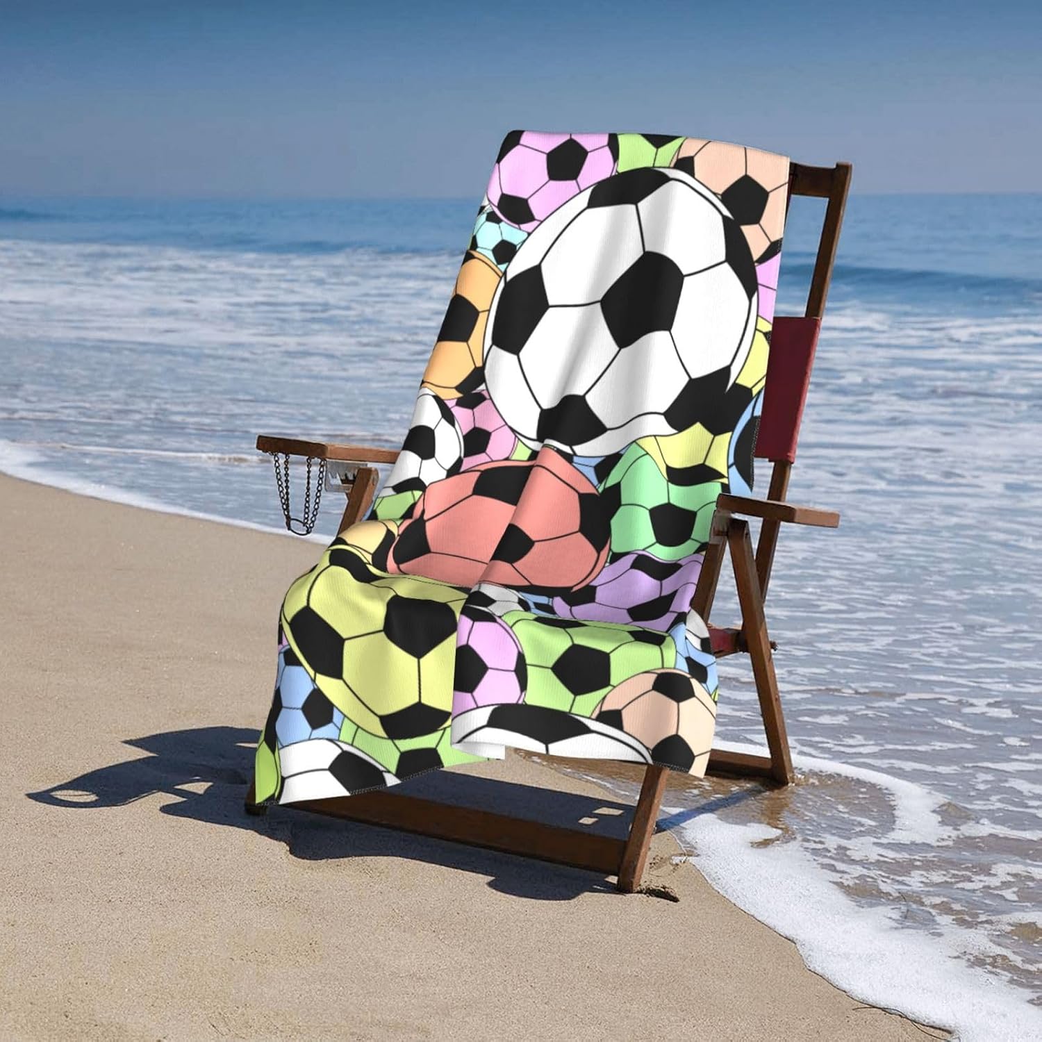 VOOHDDY Microfiber Beach Towel - Oversized Soft Quick Dry