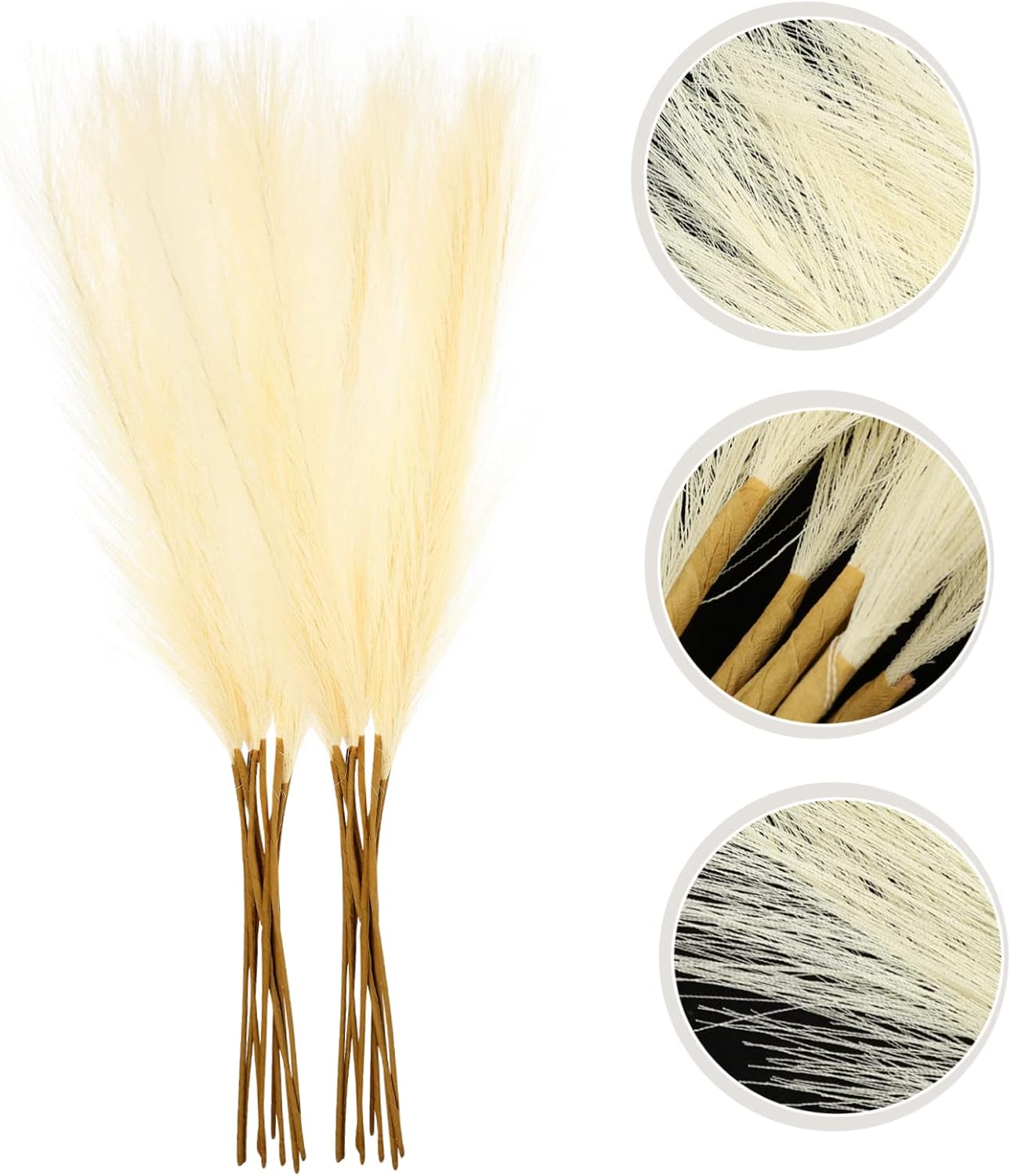 GRIRIW 50pcs Faux Pompas Grass for Wedding Party Decor