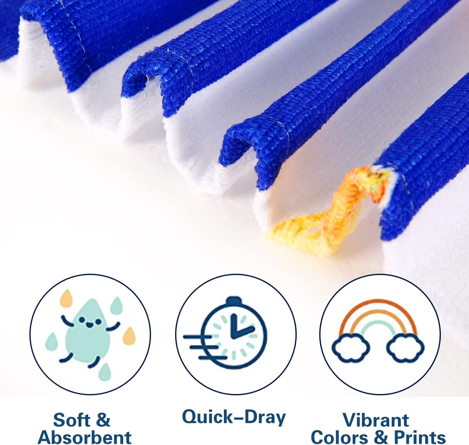 LIVILAN Oversized Striped Pineapple Beach Towel for Women and Girls