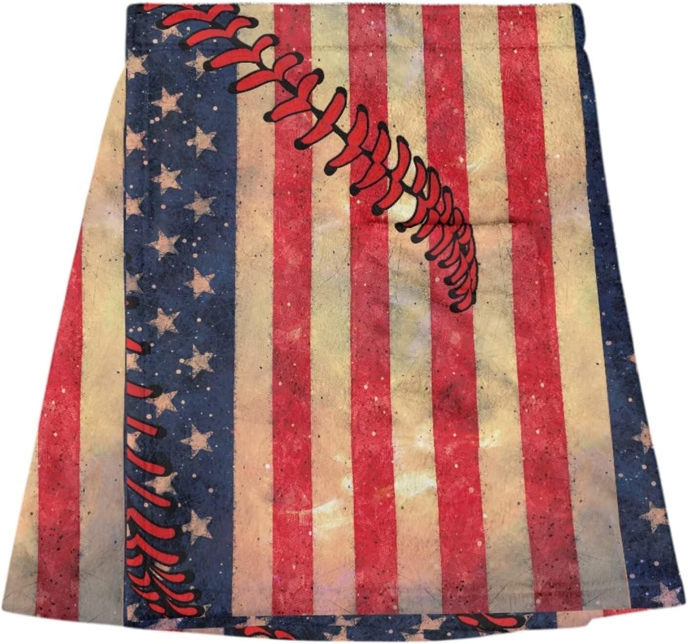 KUIFORTI American Flag Bath Towel Wrap for Men