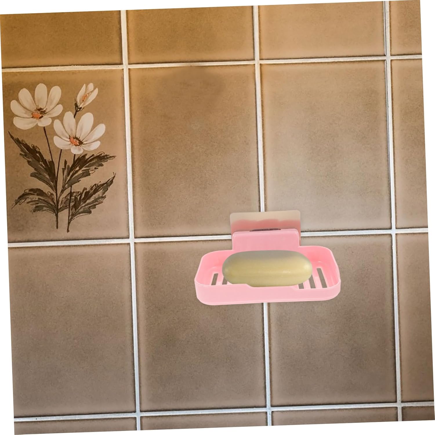 2pcs Wall-Mounted Soap Dish with Adhesive for RV Bathroom