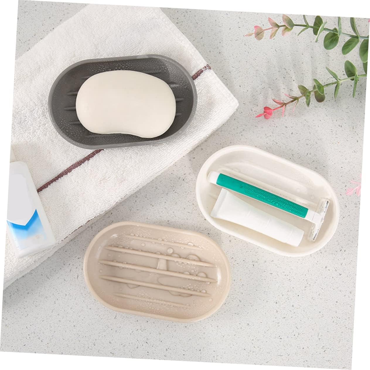 PRETYZOOM Oval Soap Holder Sturdy and Stylish
