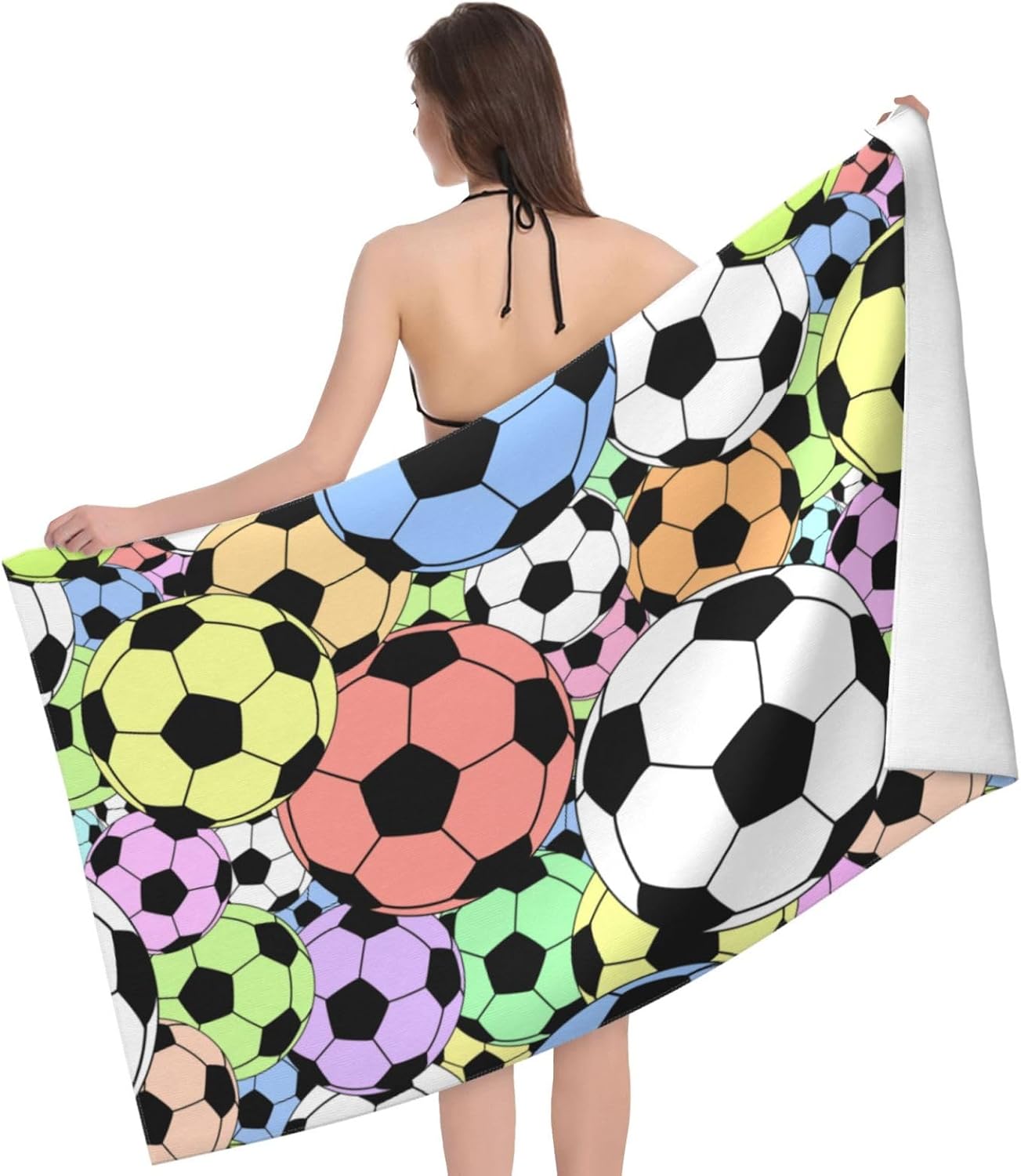 VOOHDDY Microfiber Beach Towel - Oversized Soft Quick Dry