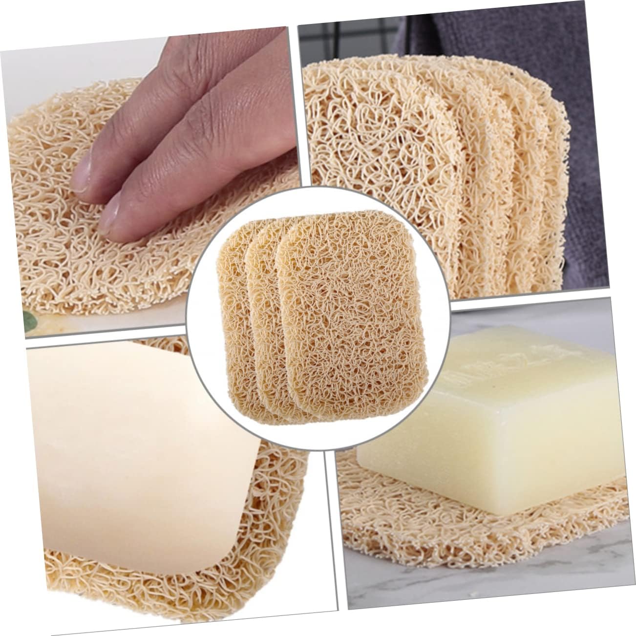 LIFKICH 1Set Non-Slip Soap Tray Holder