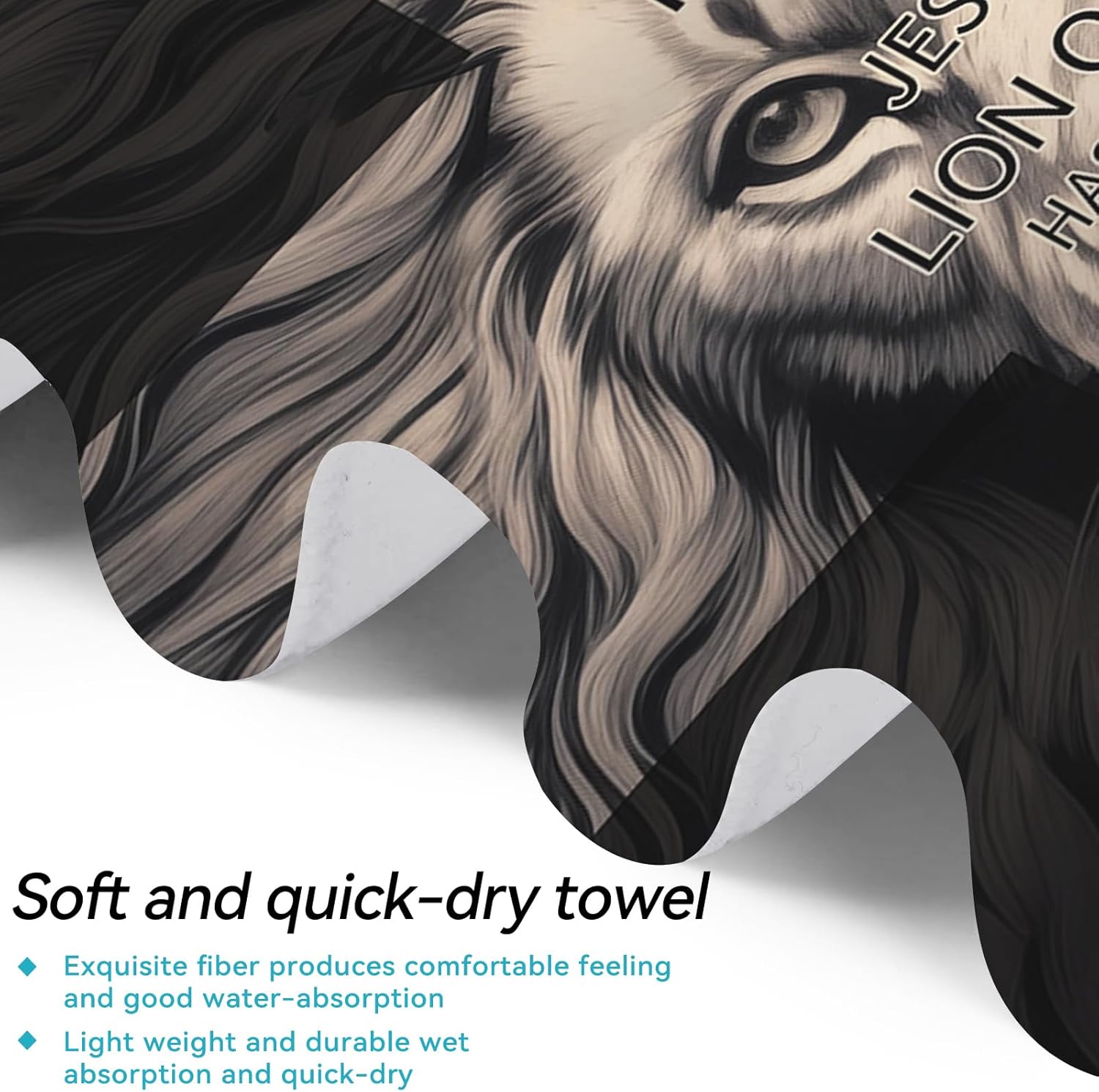 ONE TO PROMISE Microfiber Lion Towel - 315 x 51
