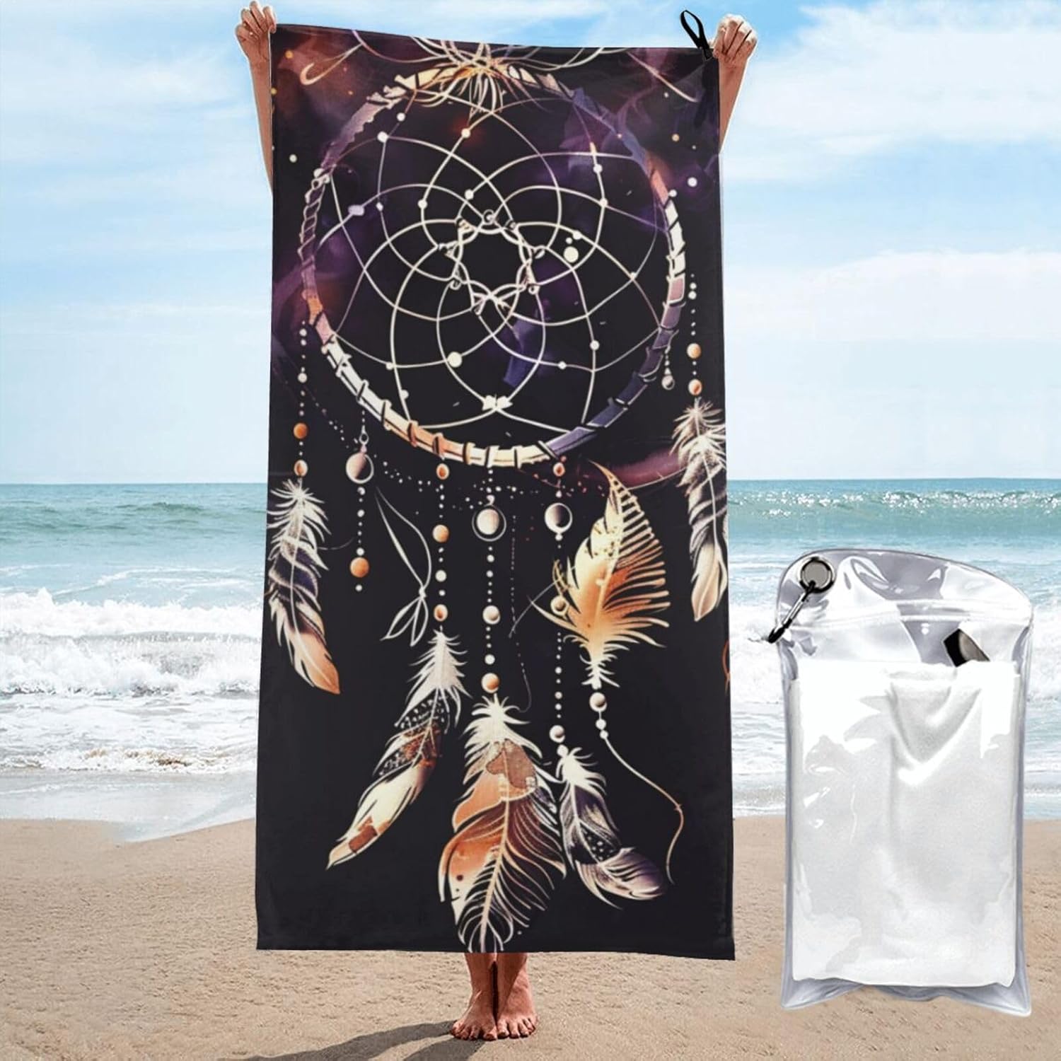 HSYOYO Microfiber Beach Towel 315 x 63 Inch 1