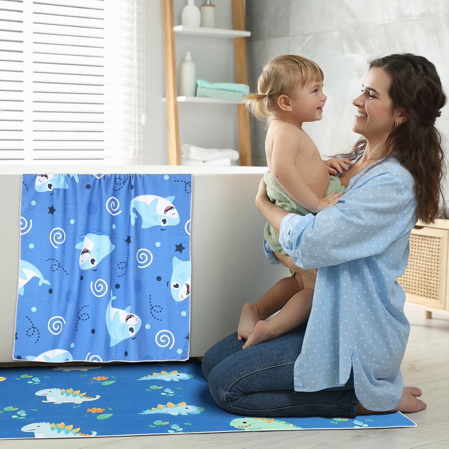 Cumule 60X 30 Dinosaur Beach Towel for Kids