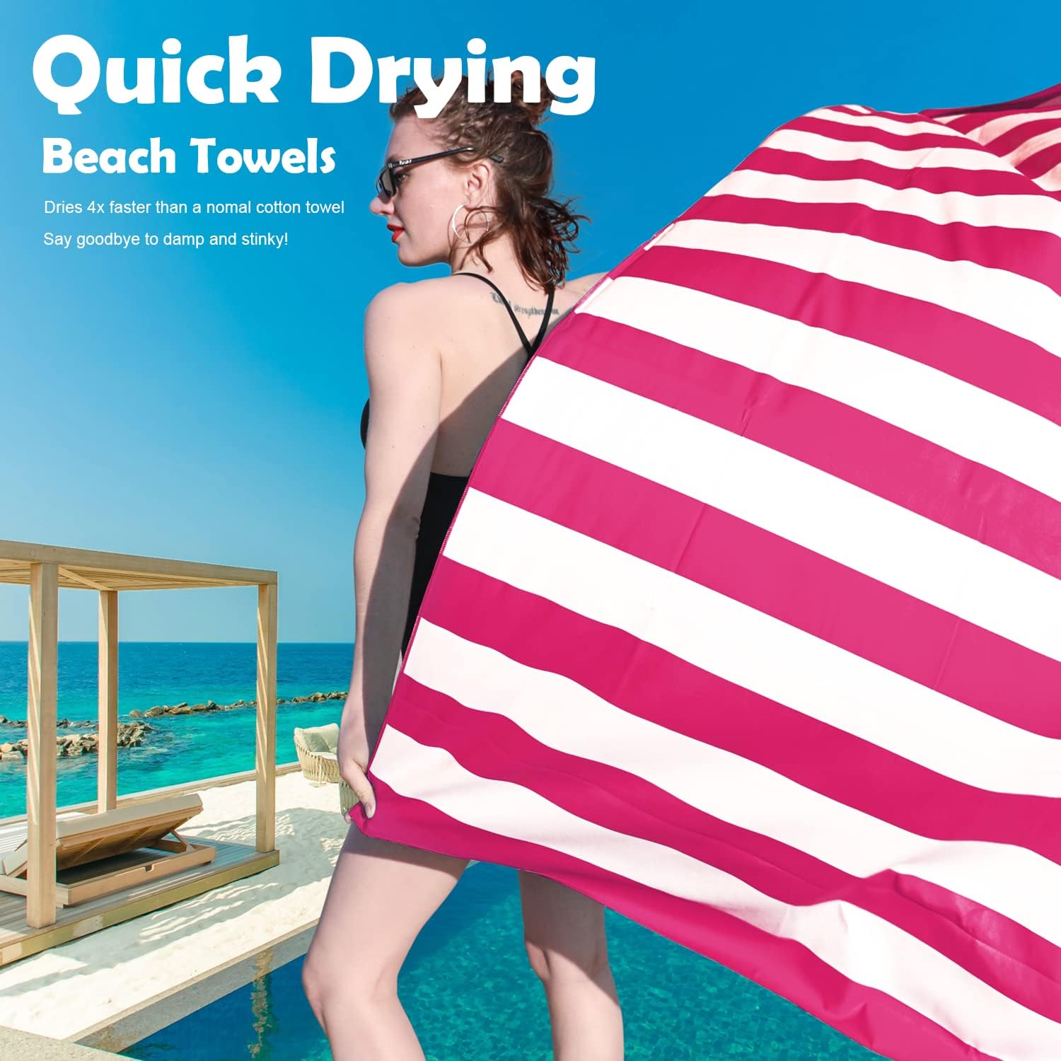 Your Choice Microfiber Quick Dry Beach Towel for Adults Kids