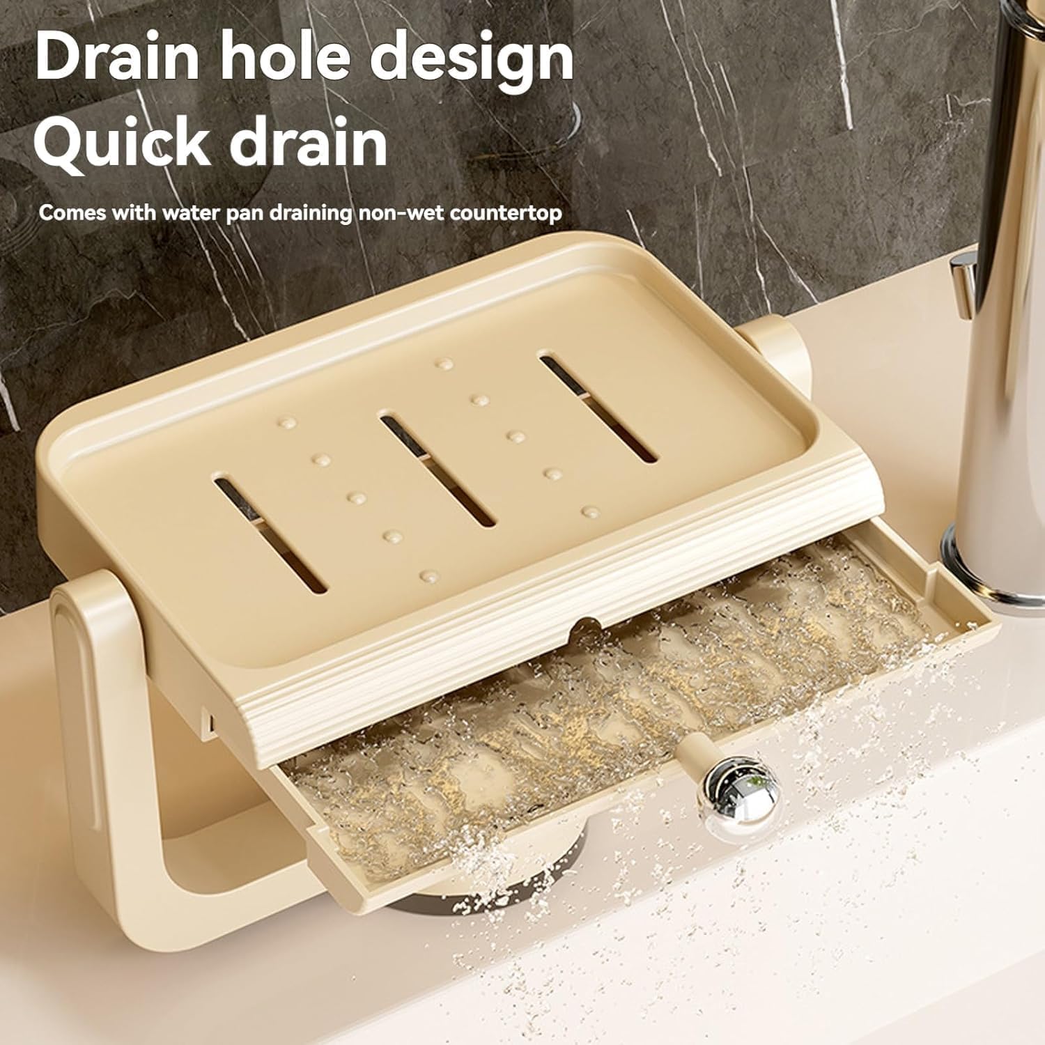 Rotatable Suction Cup Soap Dish Holder Red