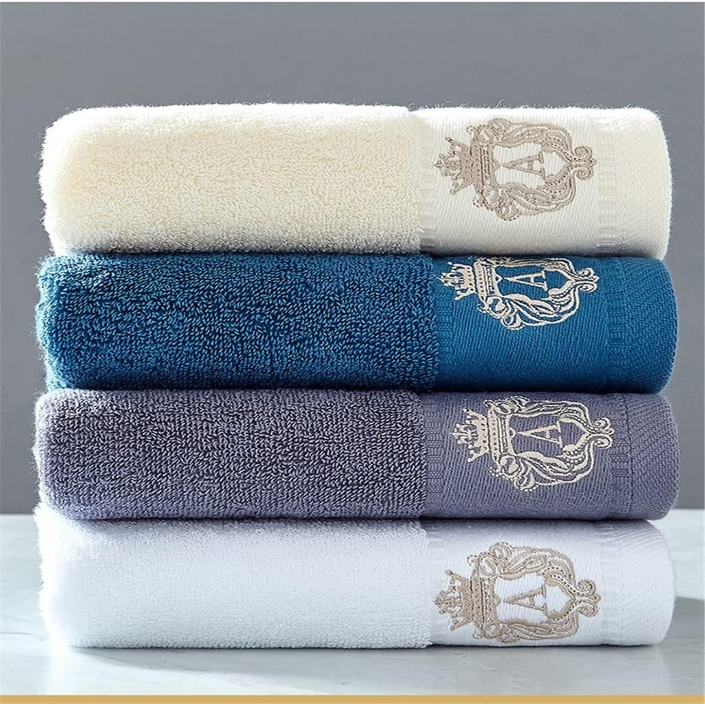 DLUXCA 100 Cotton Bath Towel - Soft Absorbent Family Set