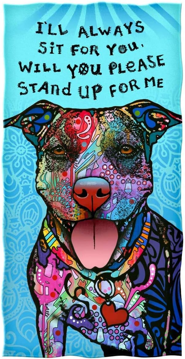 Dawhud Direct Beach Towel with Dean Russo Pattern