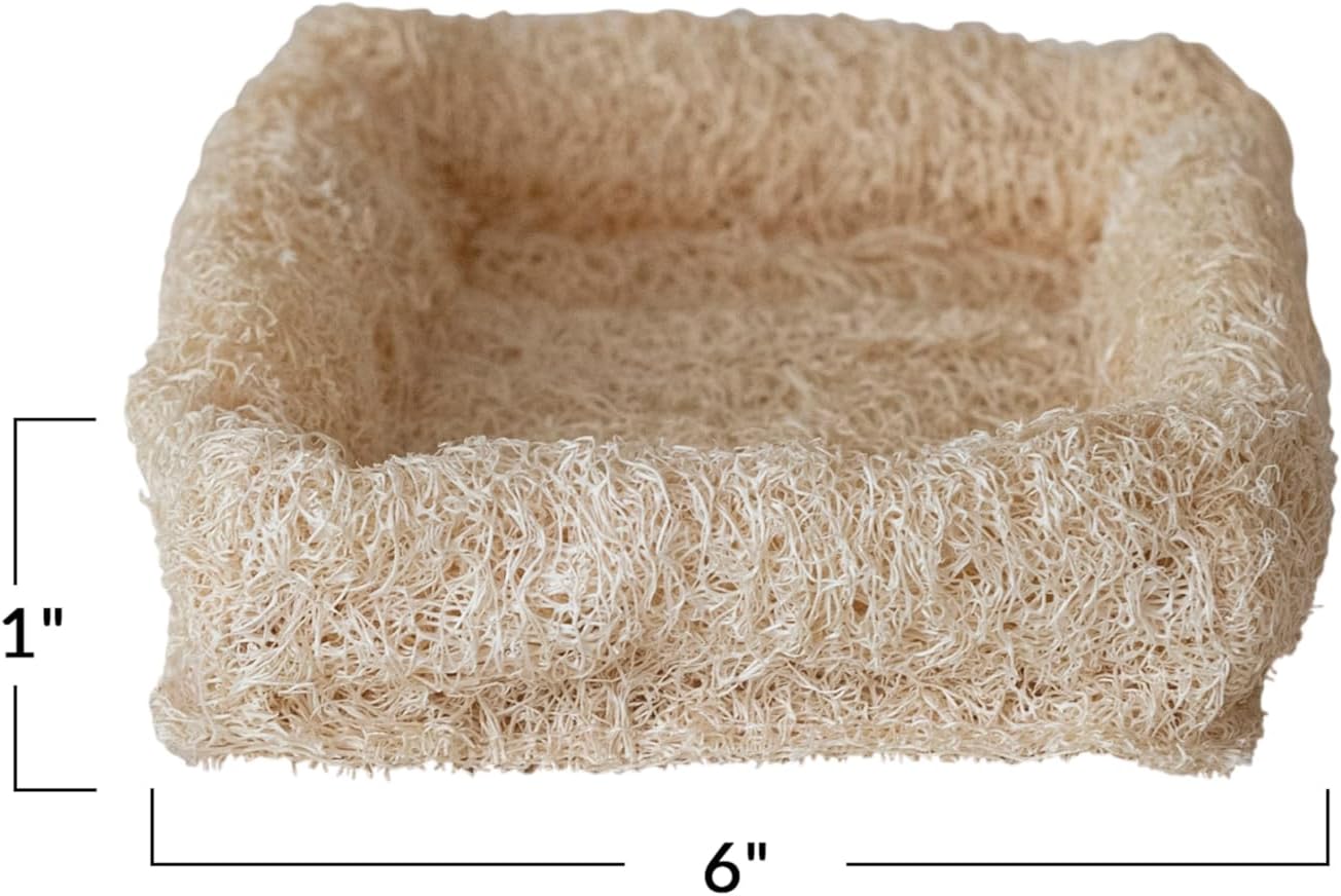 Creative Co-Op Natural Loofah Soap Dish