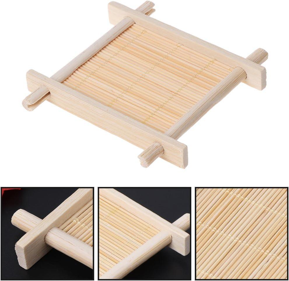 BOGEEL Wooden Handmade Soap Dish Holder for Bathroom and Kitchen