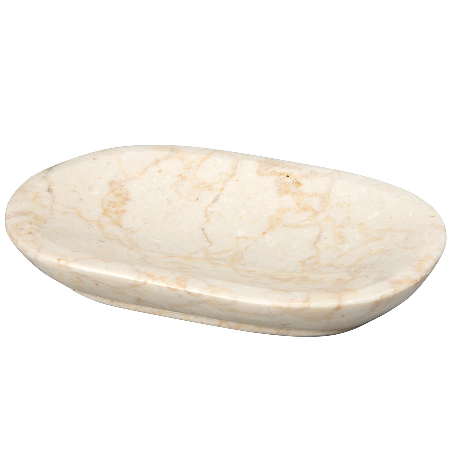 Creative Home Natural Champagne Marble Soap Dish Holder