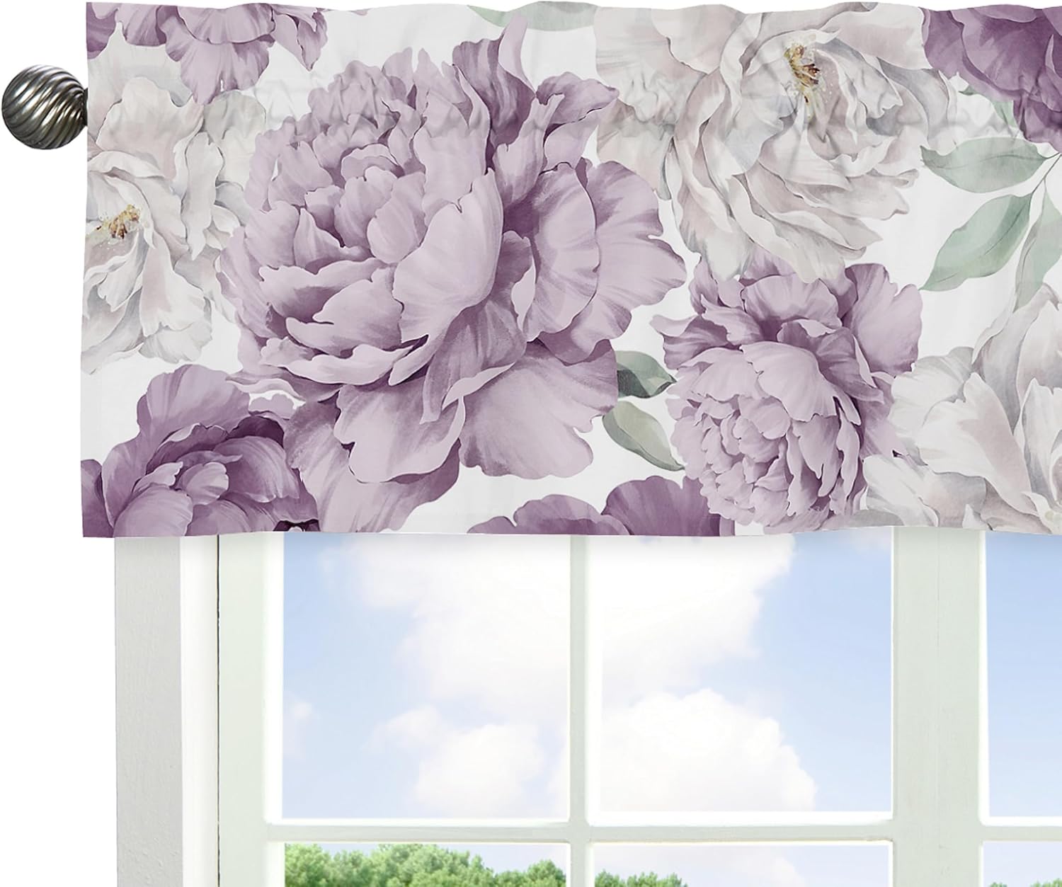 Sweet Jojo Designs Lavender Purple Boho Valance