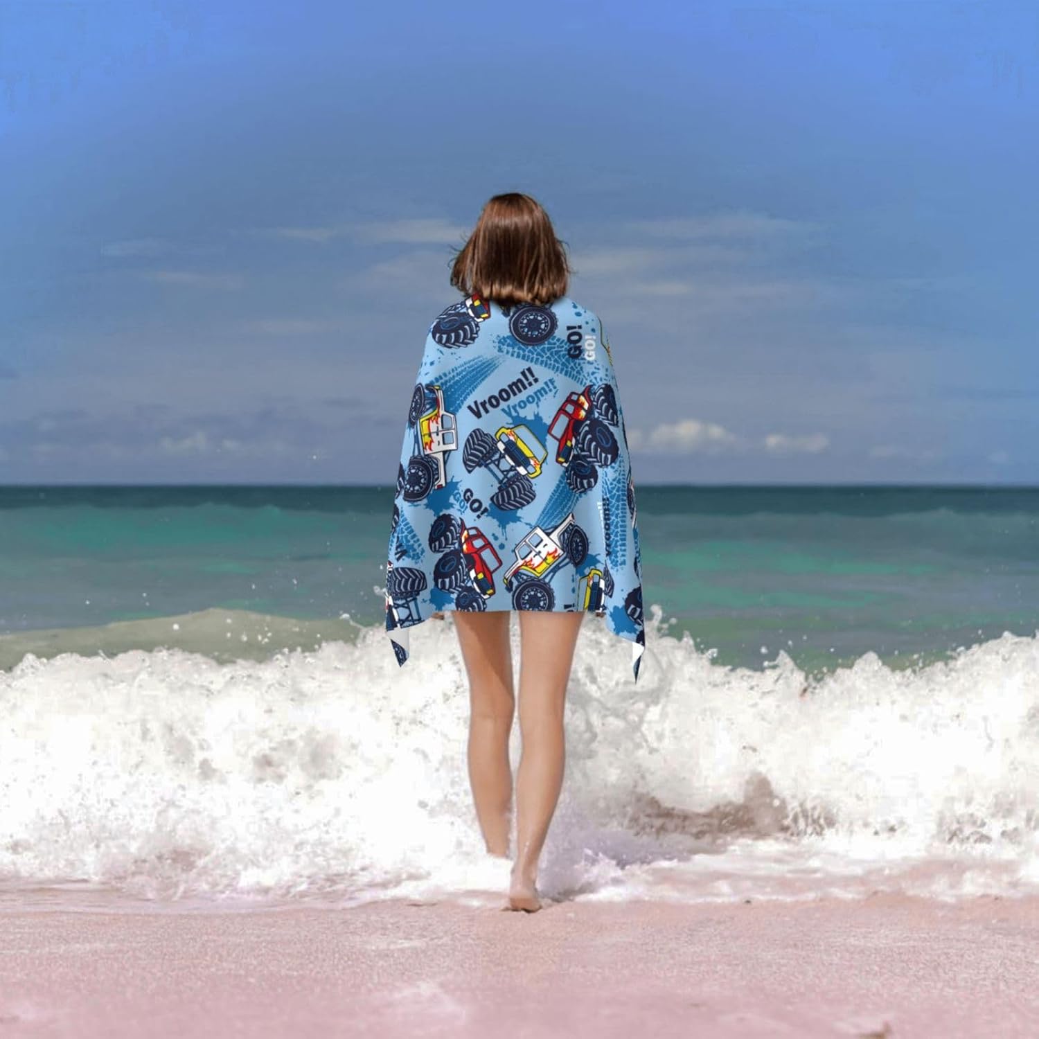 HKHEHOP Monster Cool Beach Towel