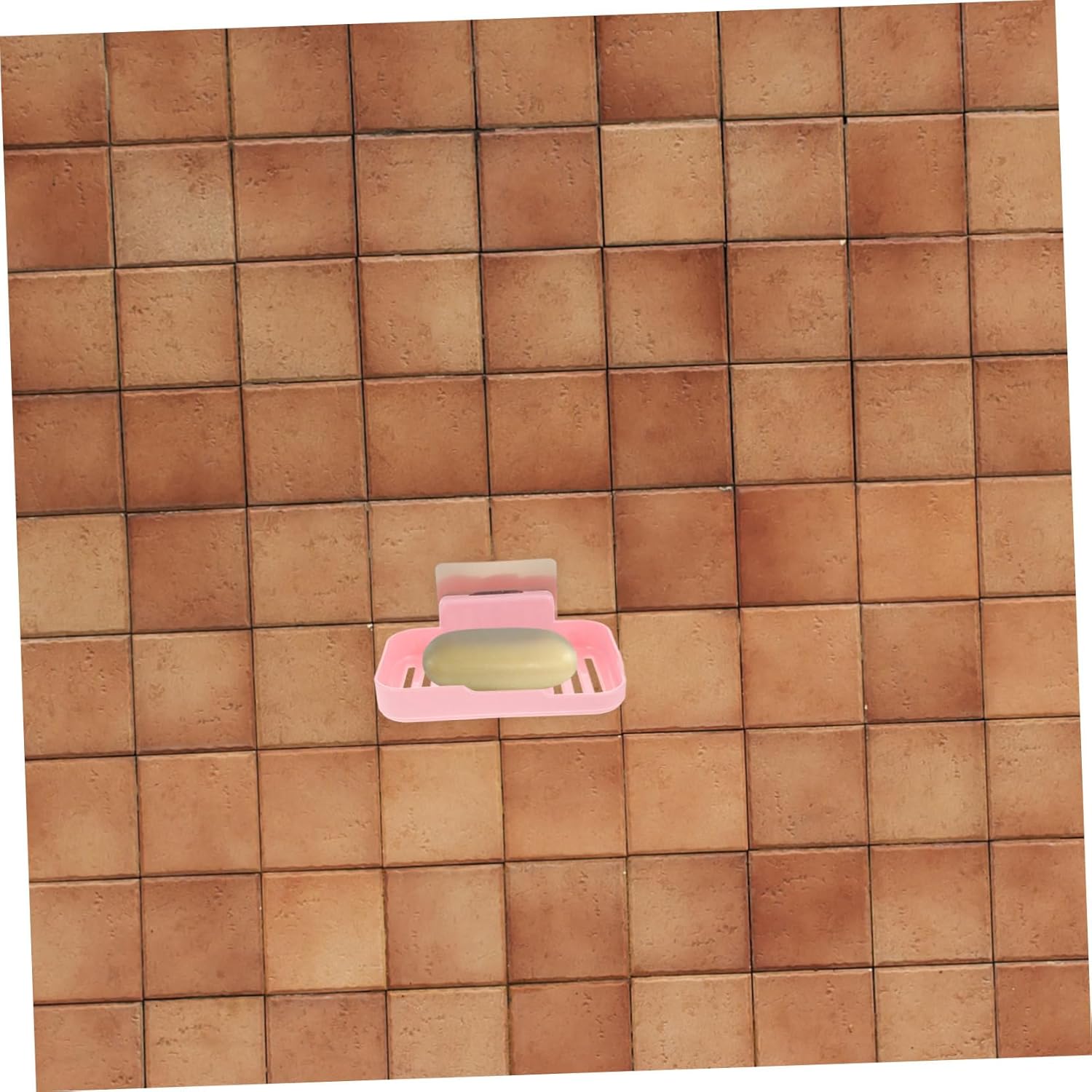 Space-Saving Bath Soap Dish Wall-Mounted Anti-Slip Adhesive Holder 1