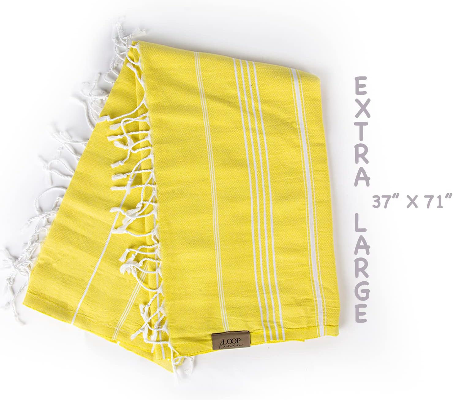 Loop Linen Turkish Beach Towel 37x71