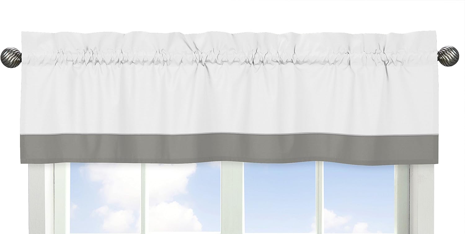 Sweet Jojo Designs Grey Woodland Deer Valance