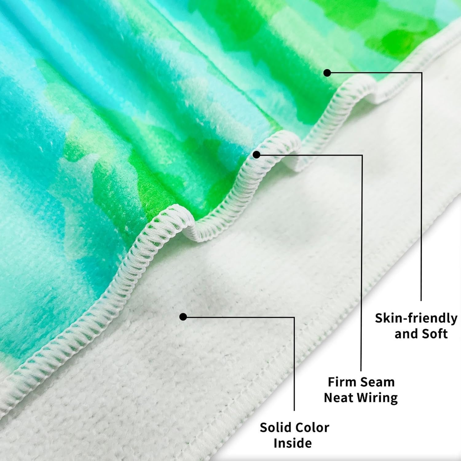 Microfiber Beach Towel - Lightweight Quick Drying Sand Free 1