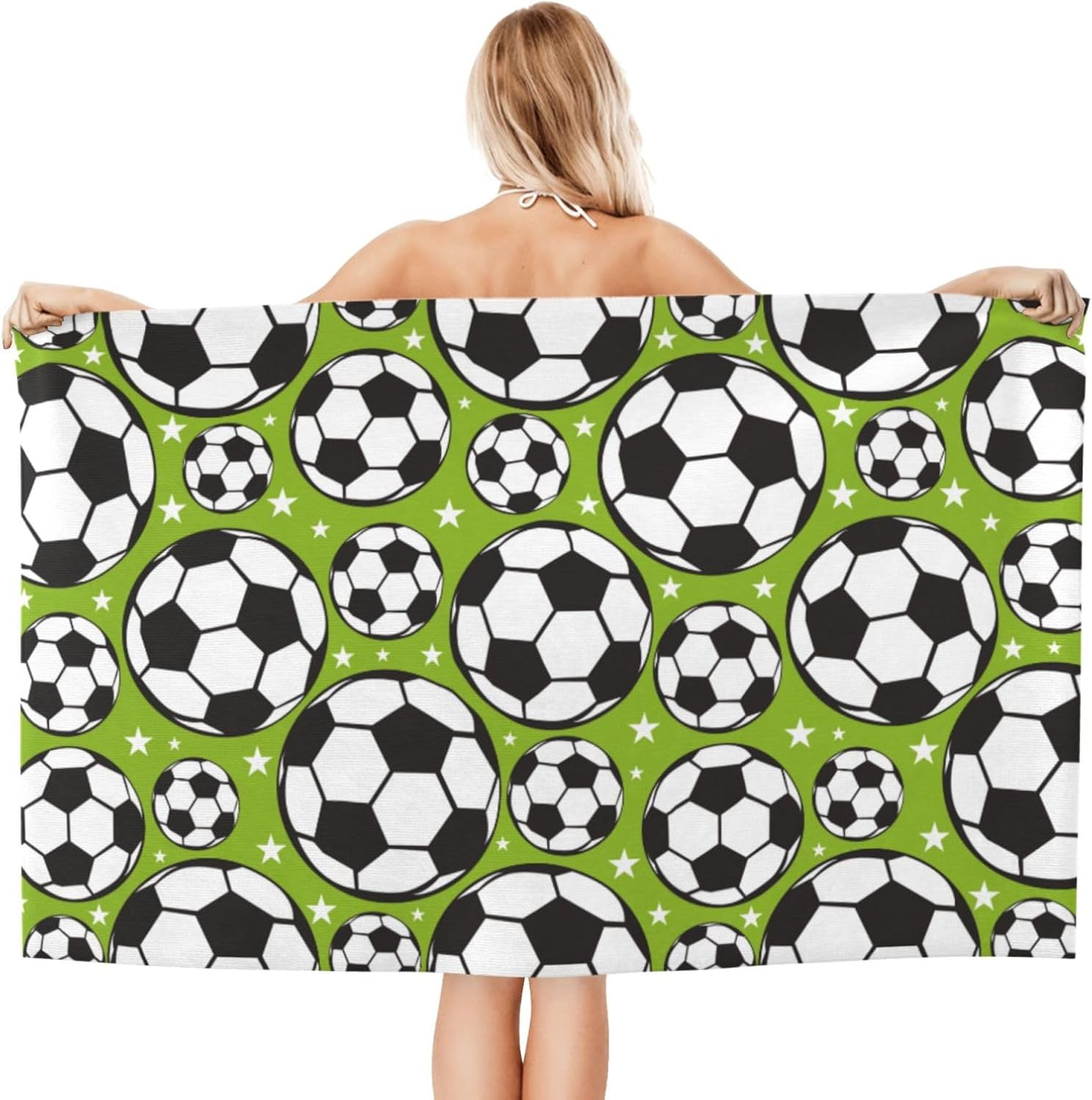 Soft Microfiber Soccer Beach Towel for All Ages