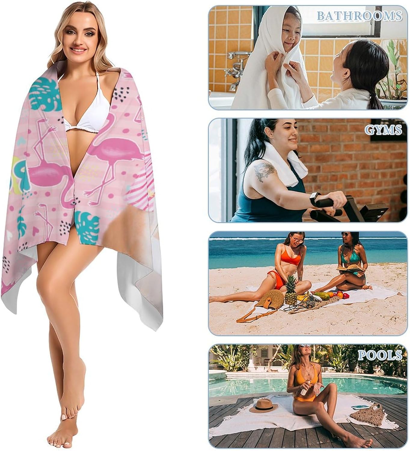 Personalized Dog Beach Towel - Custom Dog Face Pool Towel for Pet Lovers