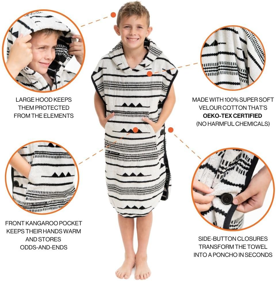 Arcturus Surf Poncho 2-in-1 Beach Towel Cover-Up