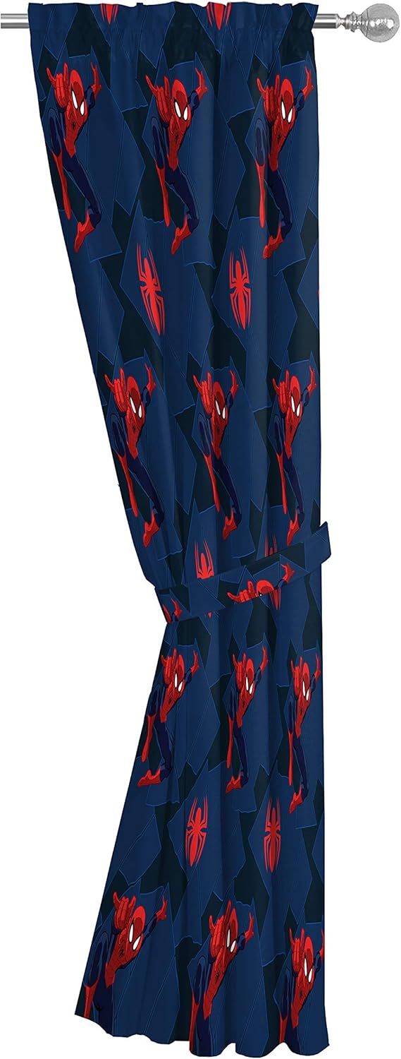 Jay Franco Marvel Spiderman Curtain Panels 4 Piece Set 1