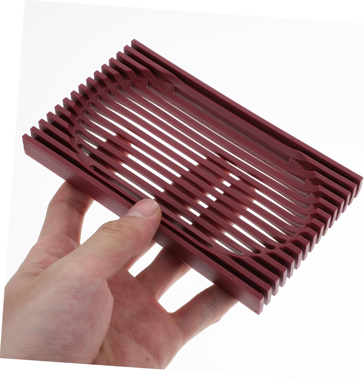 Ciieeo Acrylic Drain Soap Dish Sturdy Holder for Bathroom