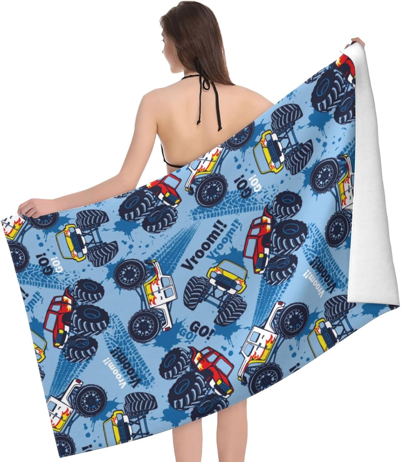 HKHEHOP Monster Cool Beach Towel