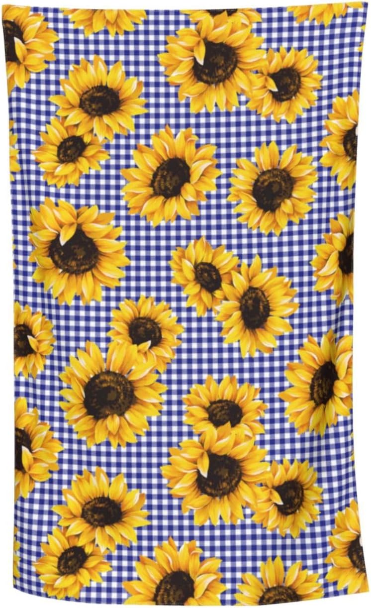 Ti Caldi Vintage Checked Sunflower Beach Towel