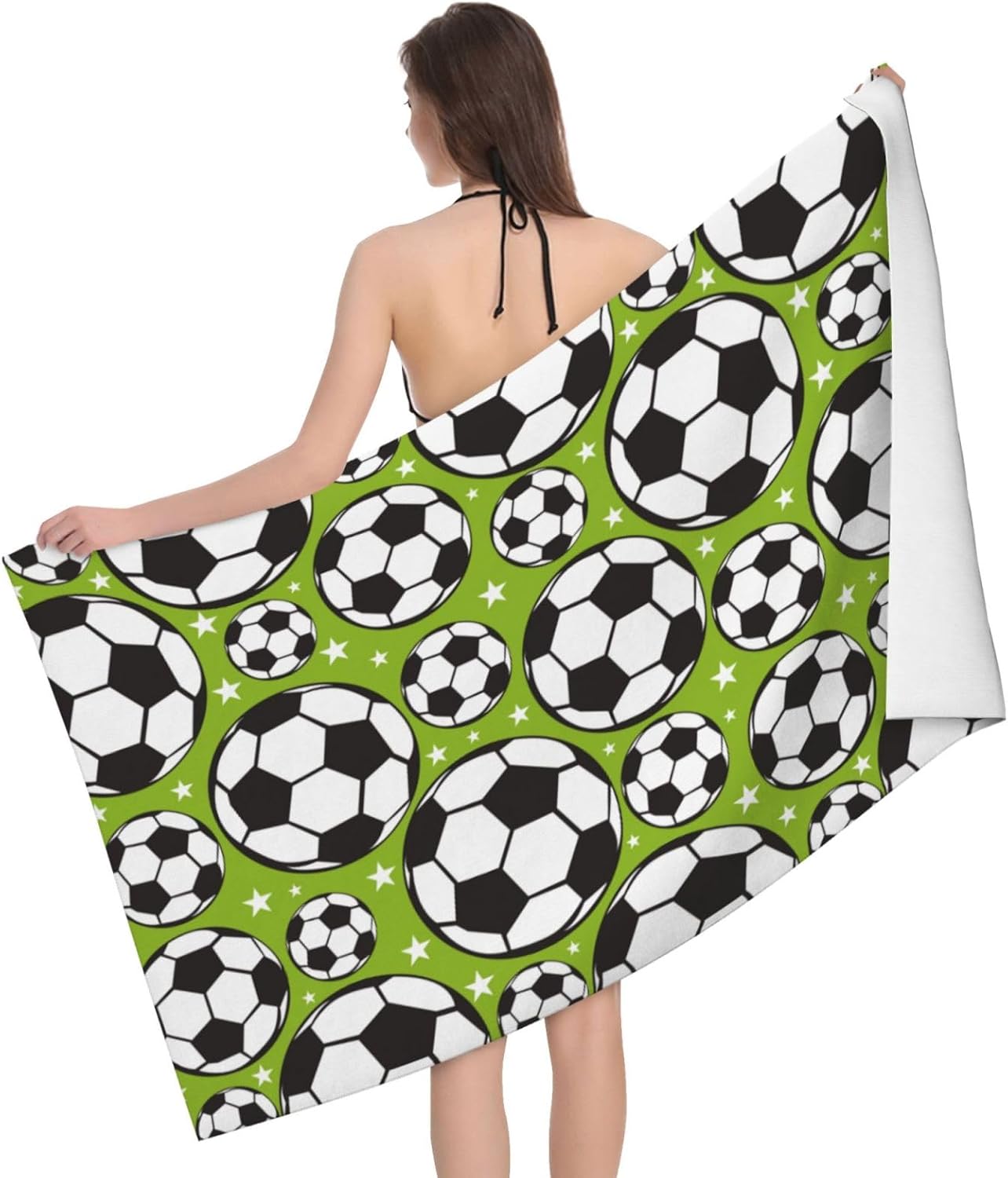 Soft Microfiber Soccer Beach Towel for All Ages