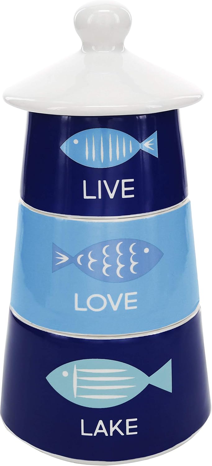 Pavilion Live Love Lake Set of 3 Stackable Soy Candles