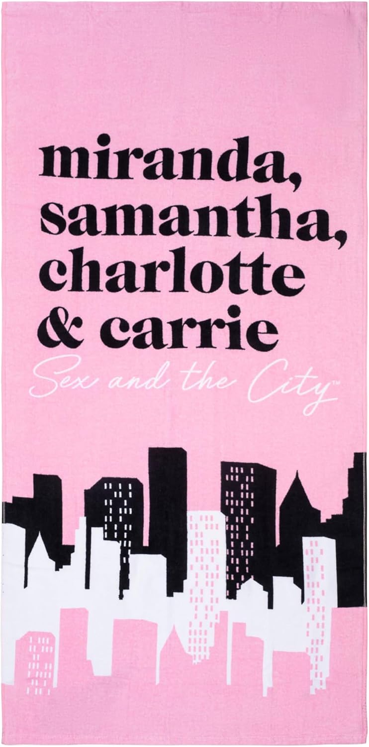 Jay Franco Sex and The City Beach Tote Bag and Towel Set 1