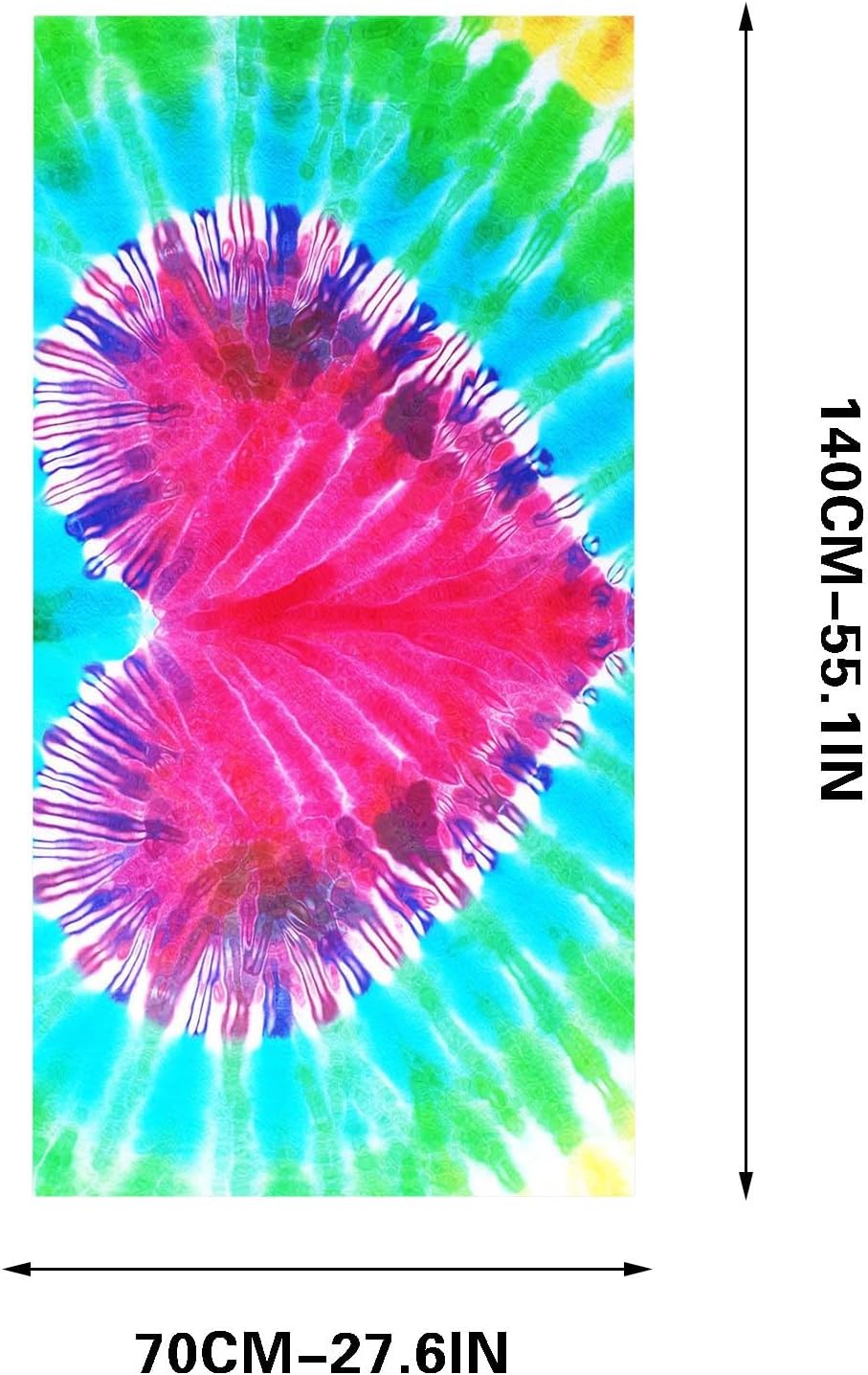 Microfiber Beach Towel - Lightweight Quick Drying Sand Free 1