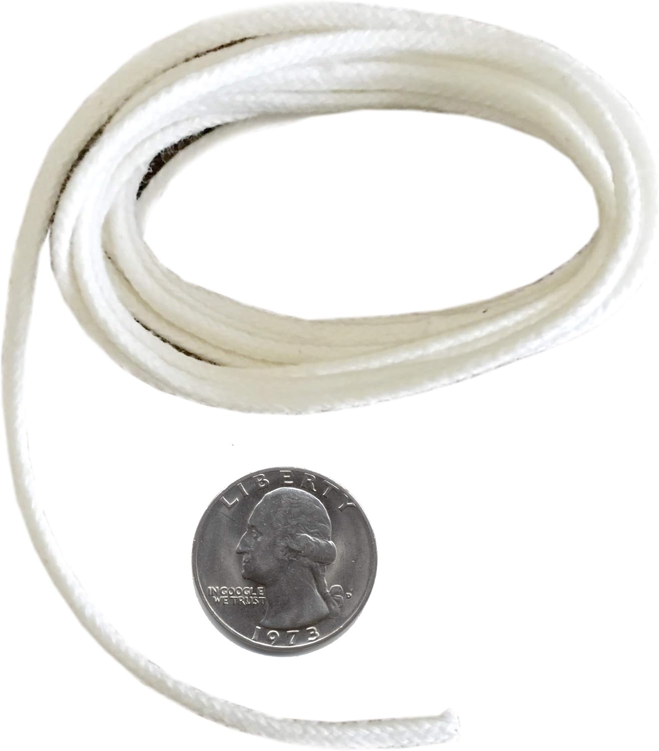 Firefly 5 Ft 26mm Braided Eco Cotton Wick for Oil Lamps