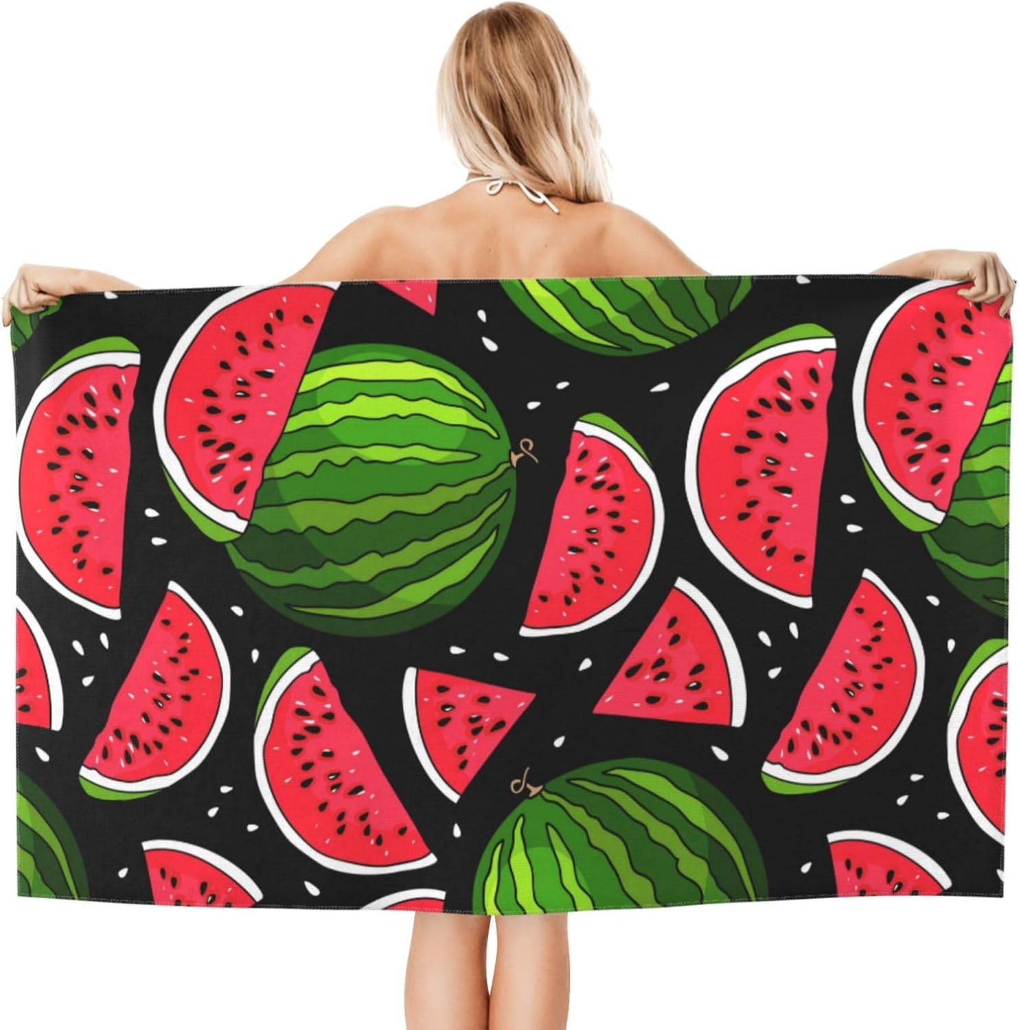 VOOHDDY Microfiber Watermelon Beach Towel