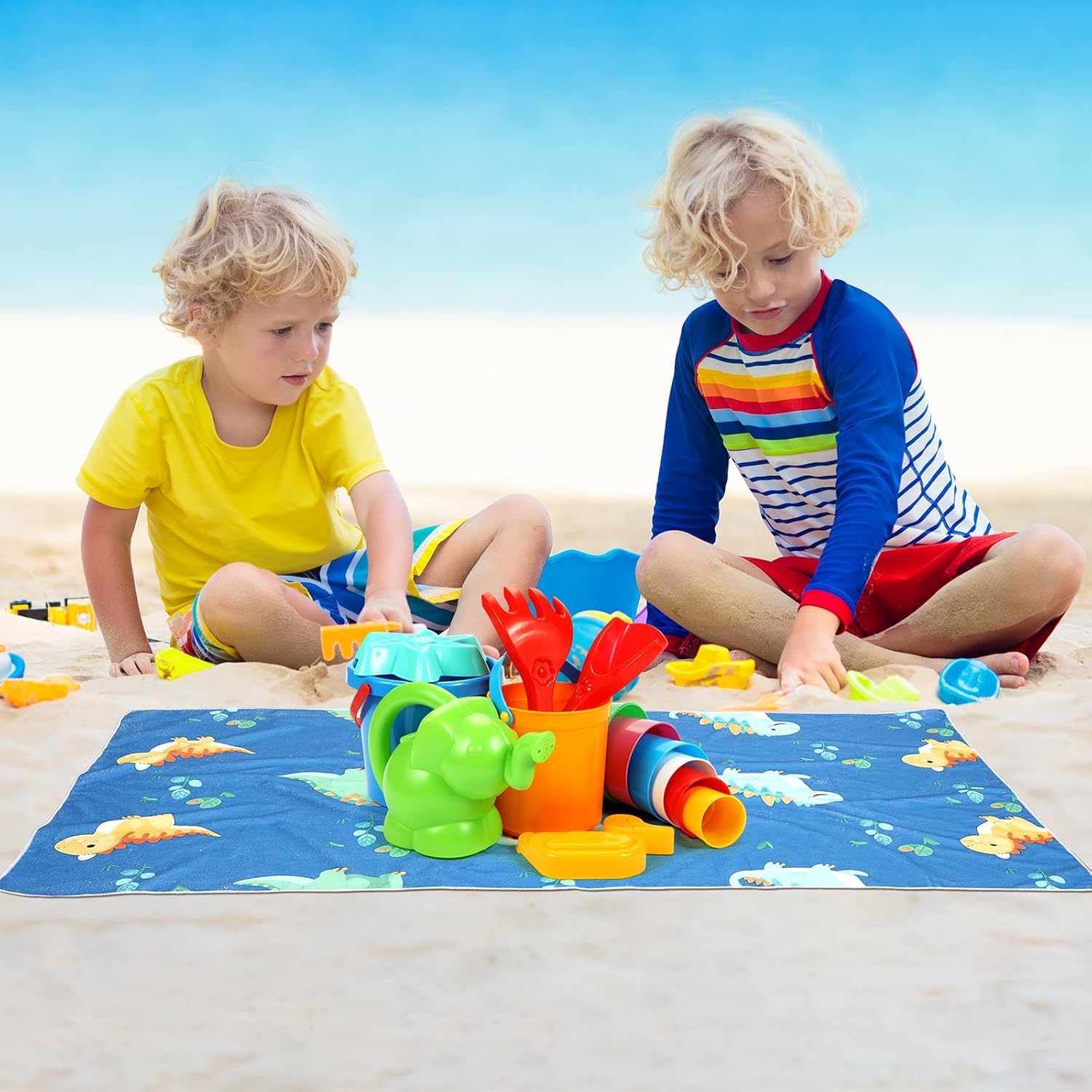 Cumule 60X 30 Dinosaur Beach Towel for Kids