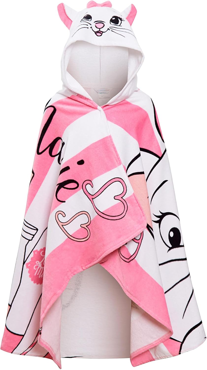 Disney Aristocats Marie Hooded Towel for Girls