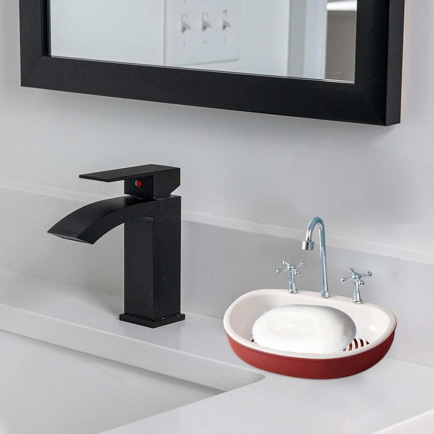 Duiaynke Wall Mounted Soap Holder with Drainage