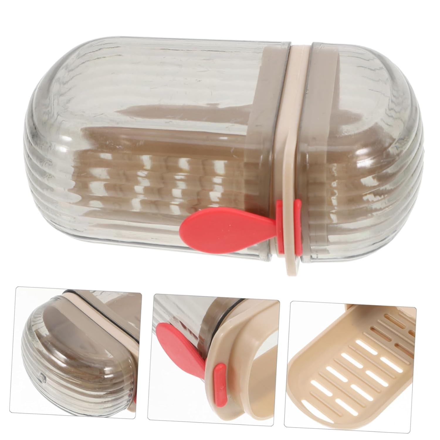 Portable Travel Soap Box with Drainage and Sealed Lid