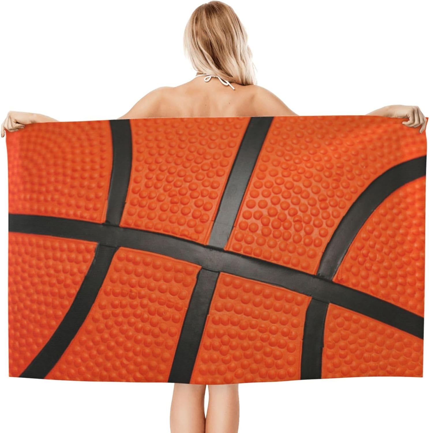 Microfiber Basketball Beach Towel for All Ages