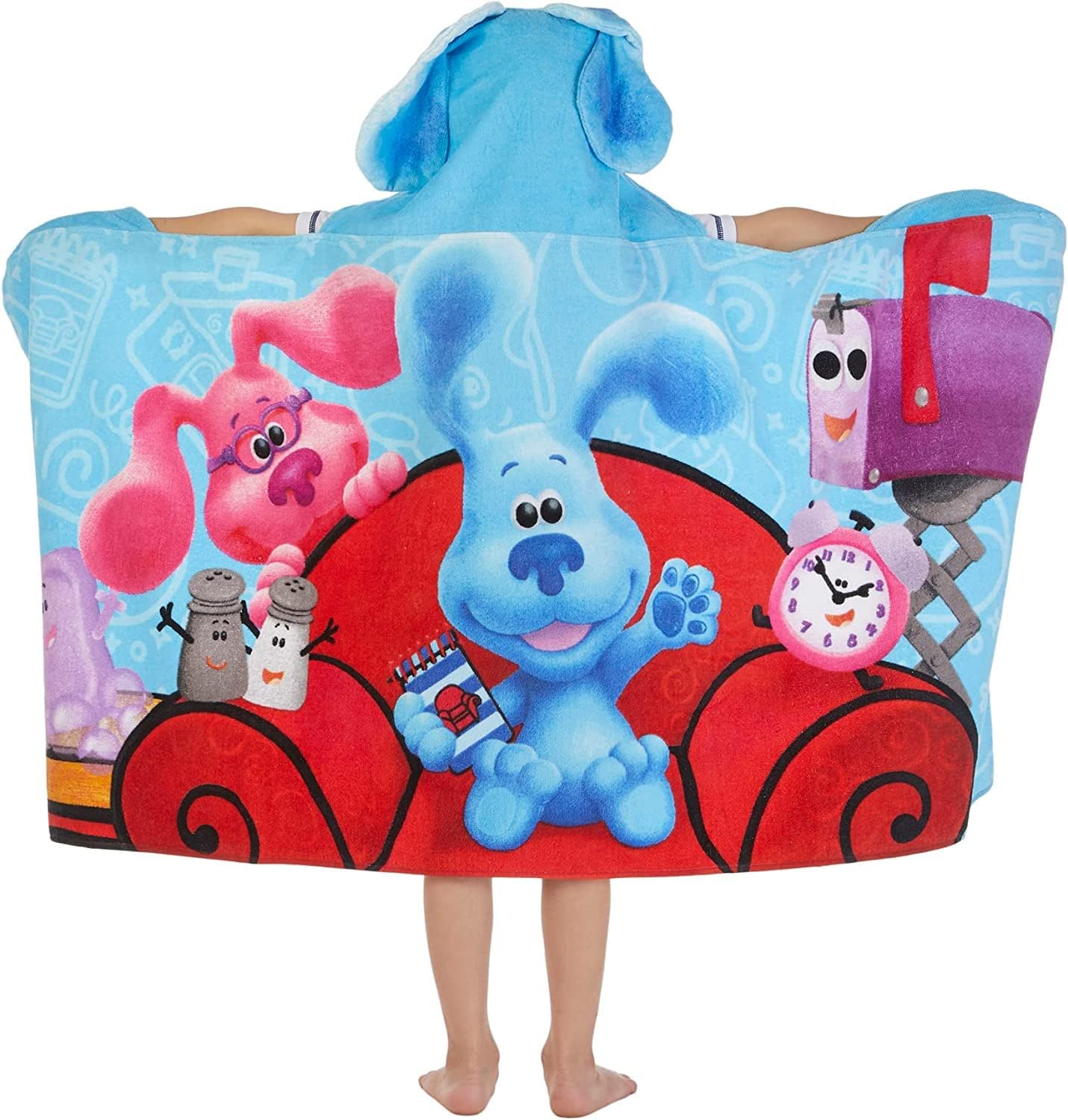 Franco Blues Clues Hooded Towel Wrap 24x50