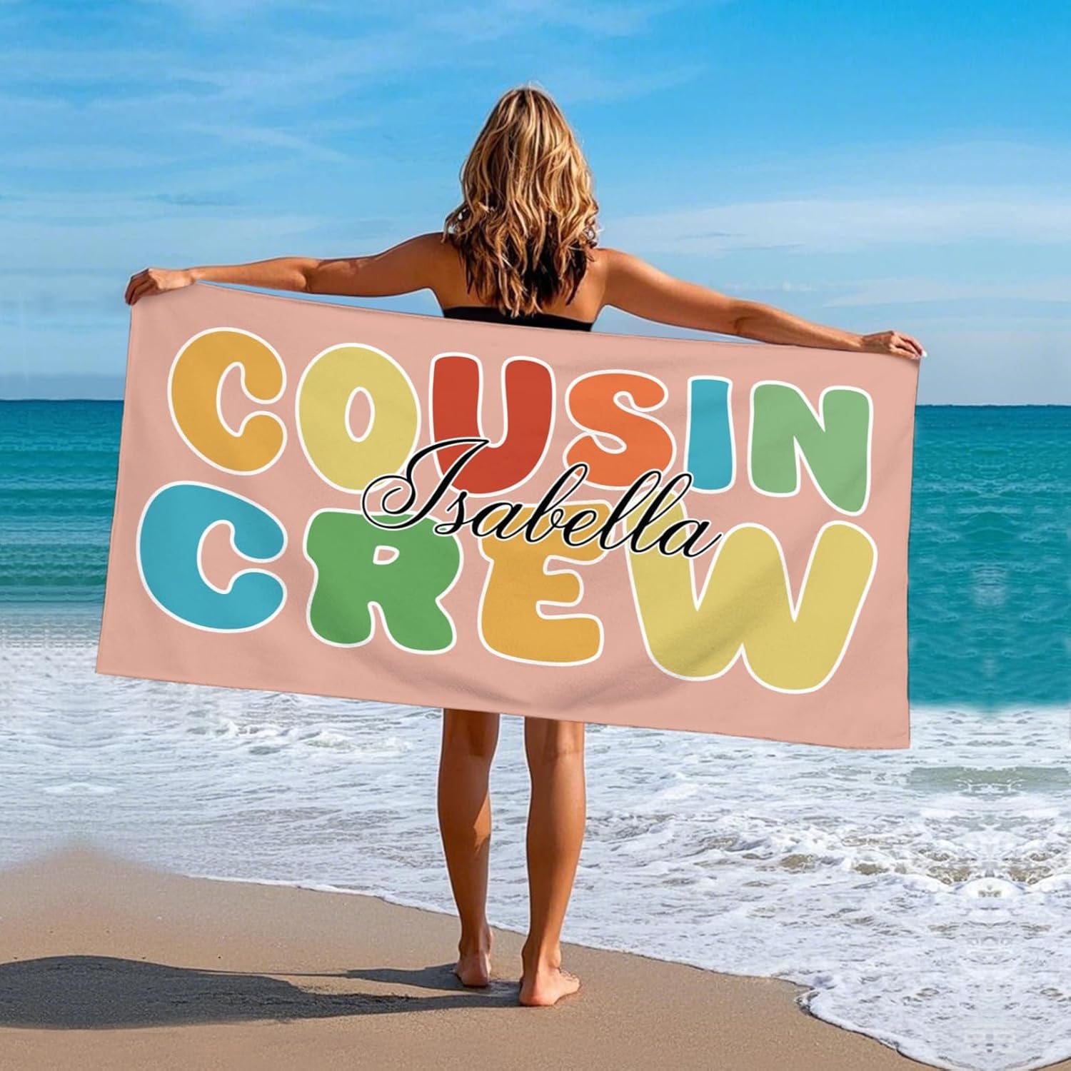 Personalized Beach Towels for Kids with Names