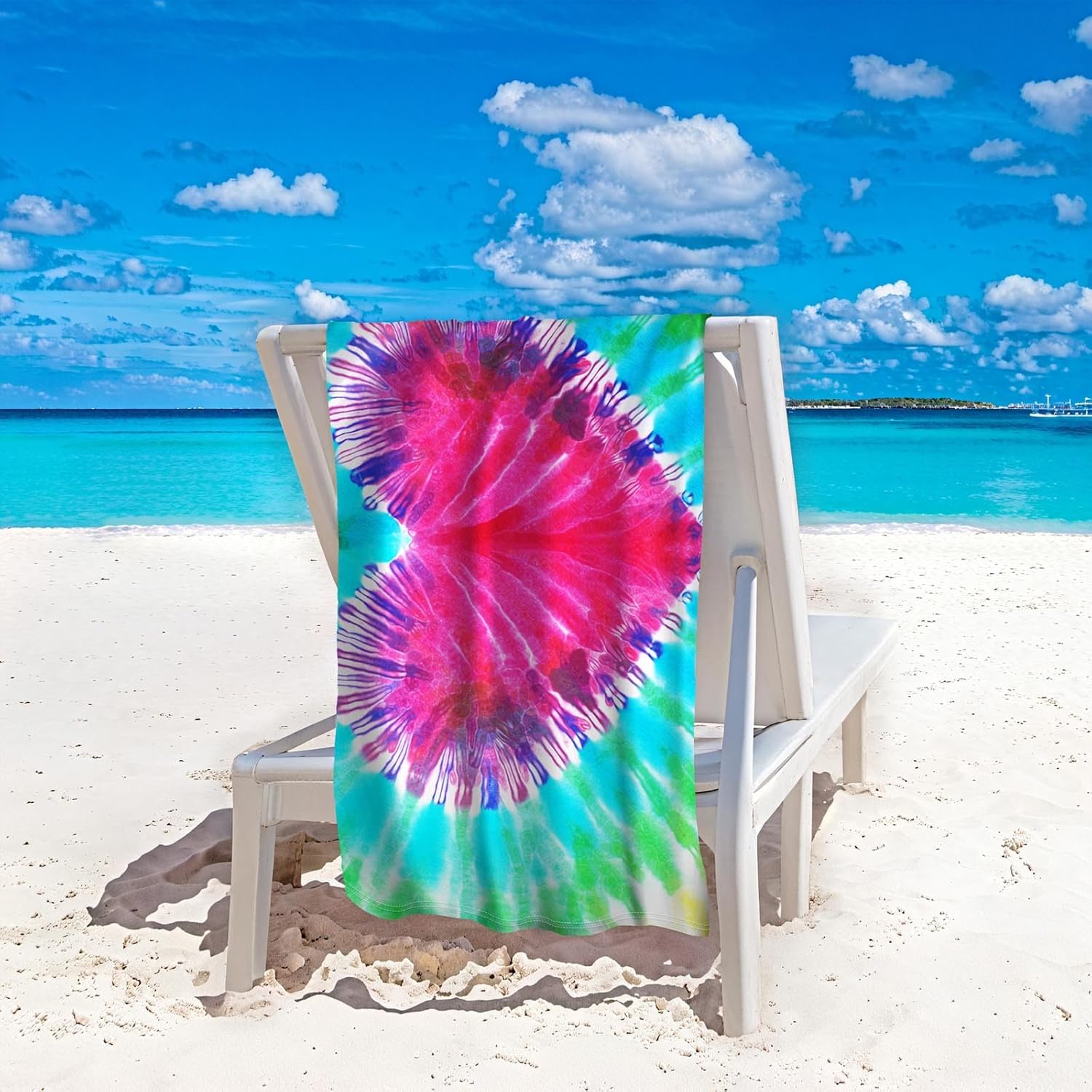 Microfiber Beach Towel - Lightweight Quick Drying Sand Free 1