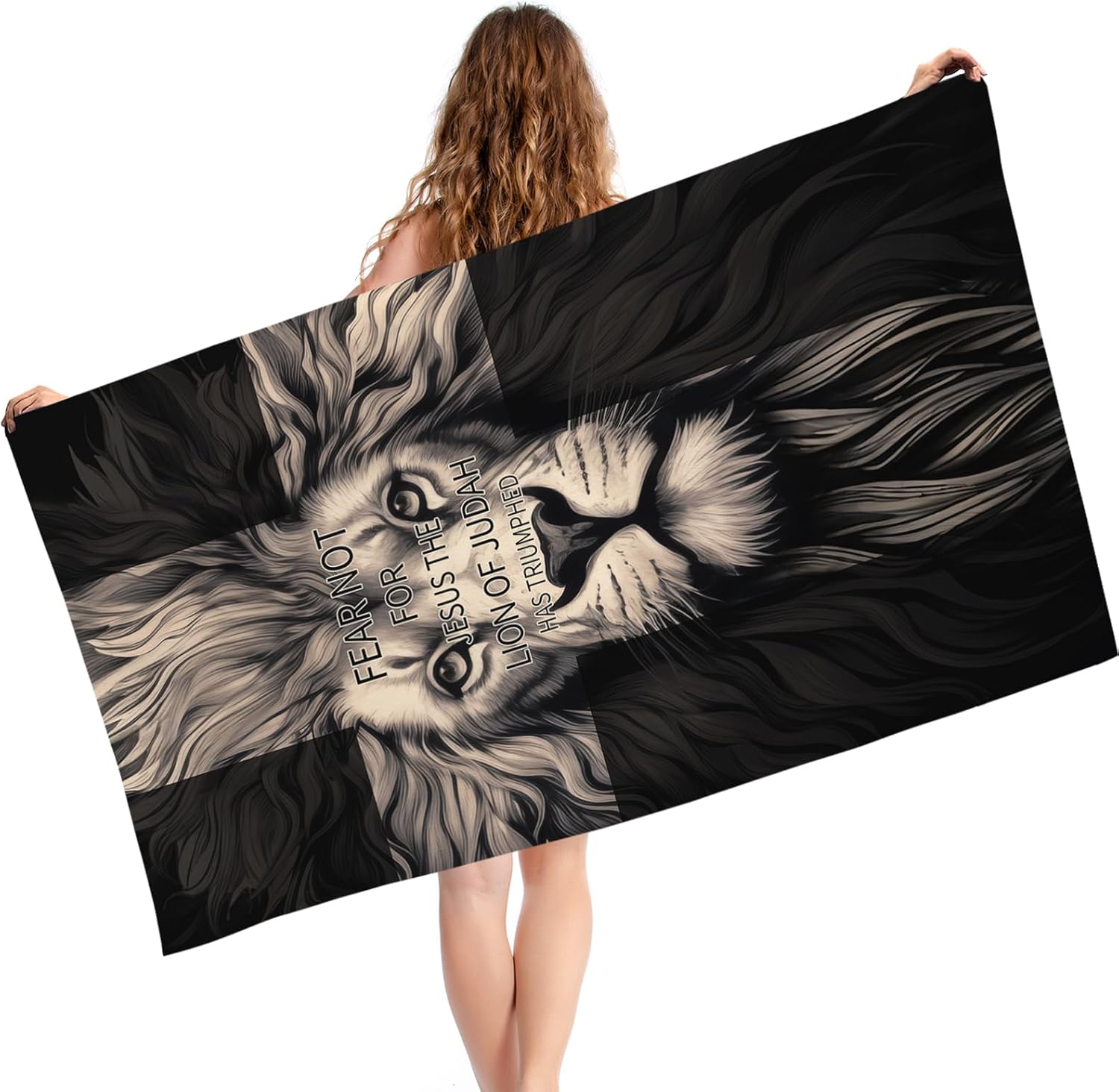 ONE TO PROMISE Microfiber Lion Towel - 315 x 51