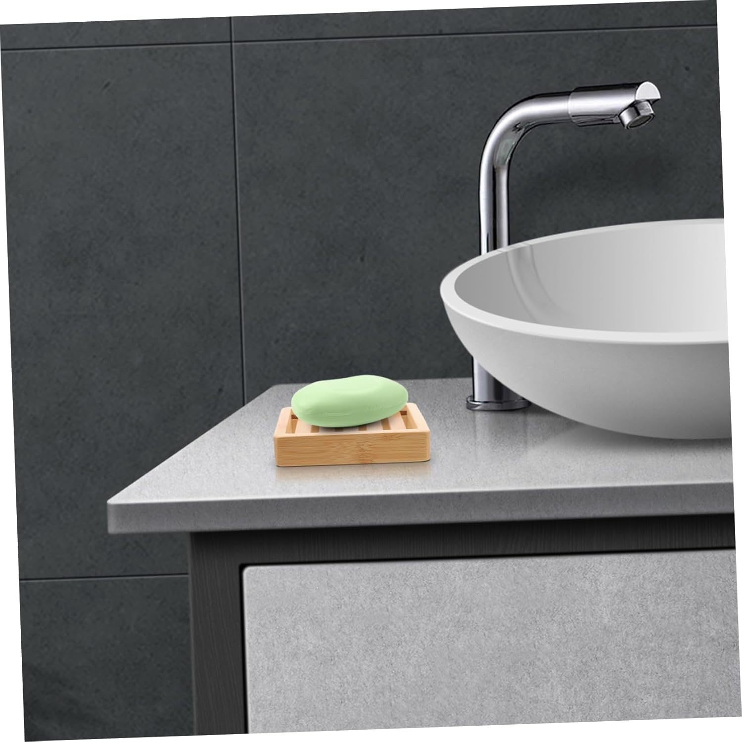1Pc Boat Soap Dish for Bathroom Sink and Kitchen