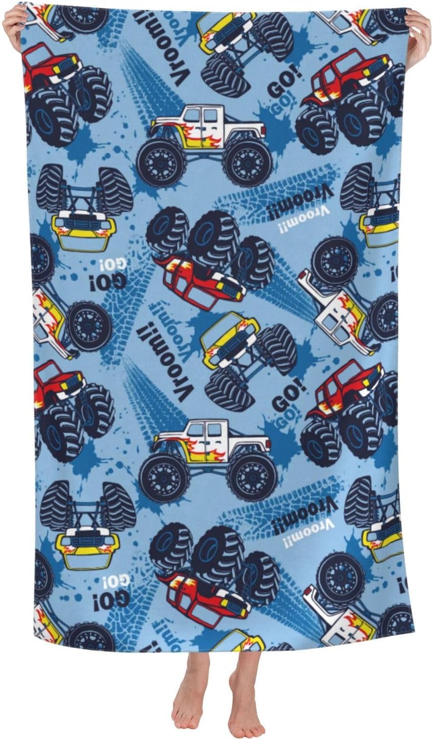 HKHEHOP Monster Cool Beach Towel